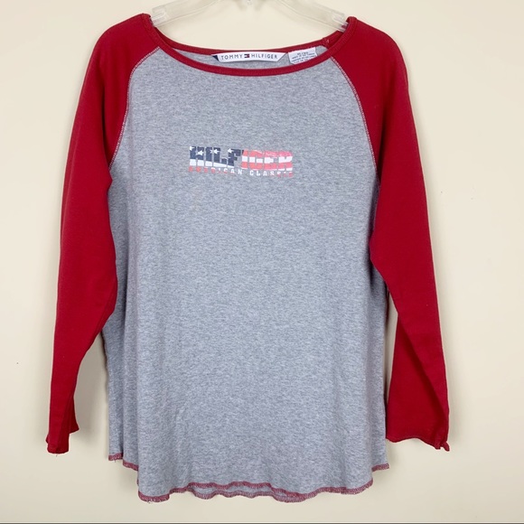 tommy hilfiger baseball t shirt